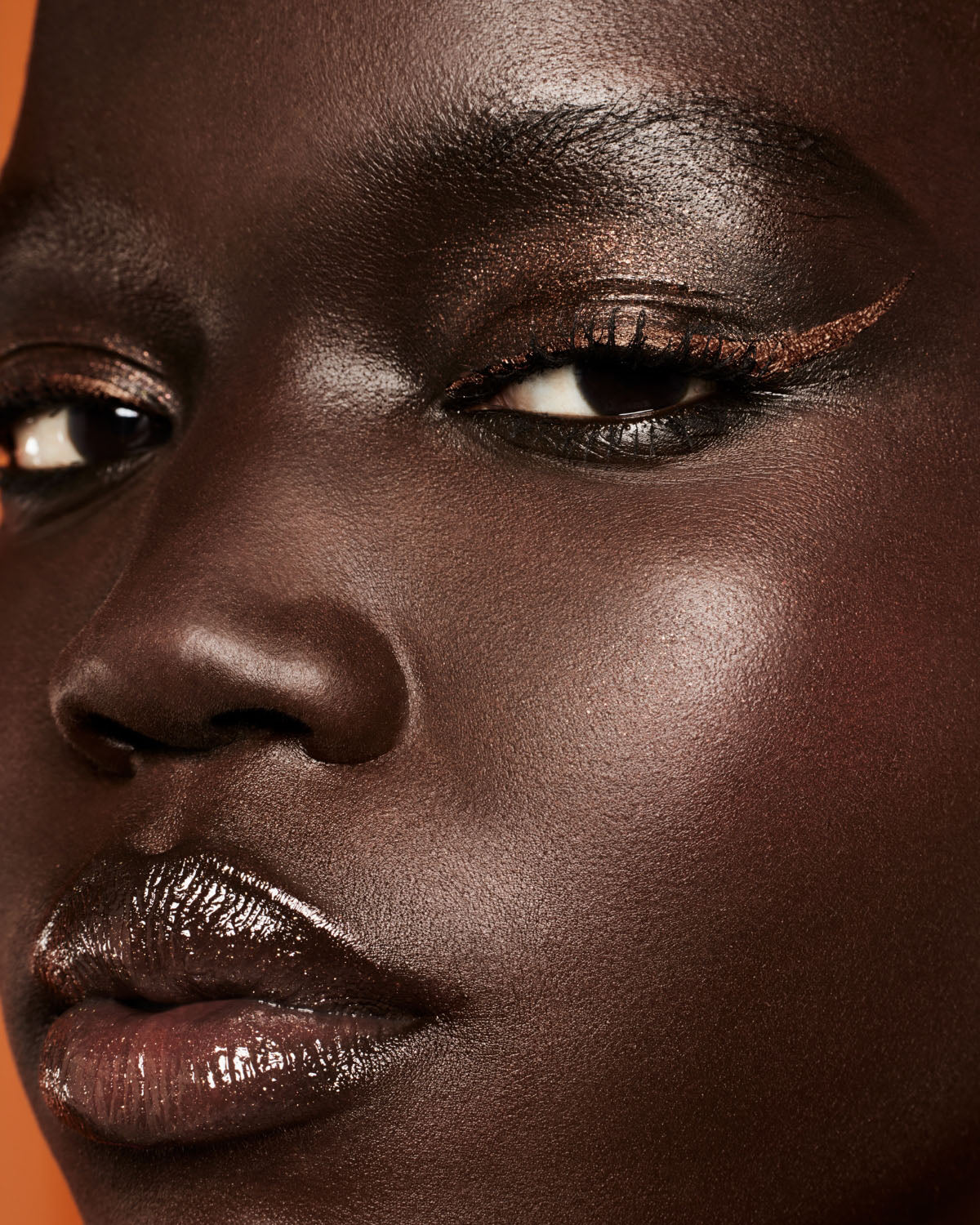 Glitty Lid Shimmer Liquid Eyeliner -Bronze all ova collection