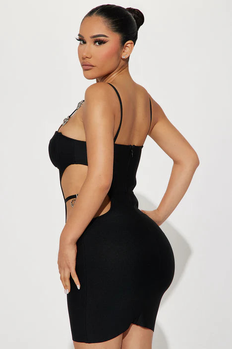 Sweethearth Bandage Mini Dress