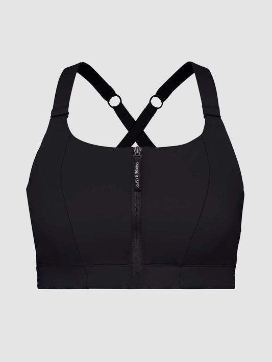 Cool Curves high Impact Zip Front Sport Bra Medium
