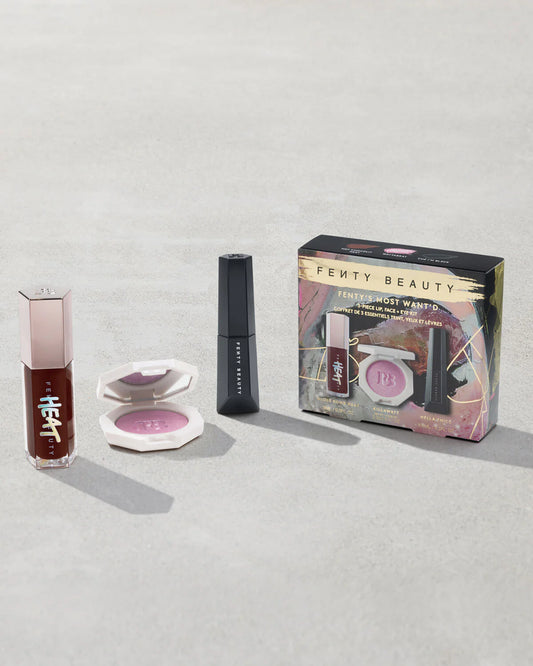 Fenty's Most Want'd 3-Piece Lip, Face + Eye Kit