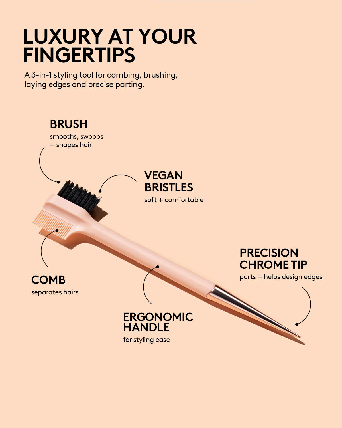The Side Stick 3-in-1 Edge Styling Tool