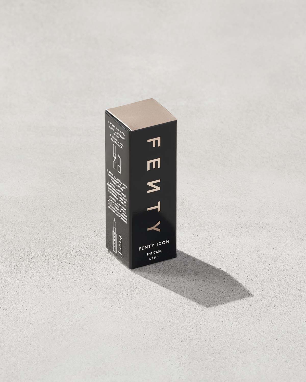 Fenty Icon The Case Semi-Matte Refillable Lipstick - Metallic Nude