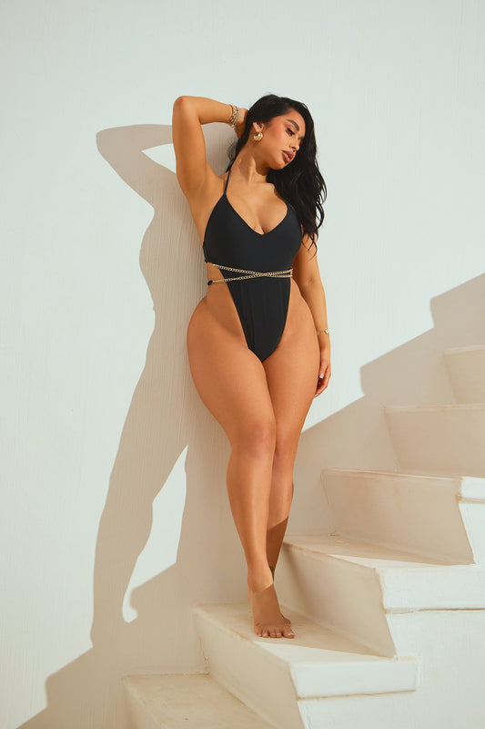 Courtney Chain 1 Piece Swimsuit