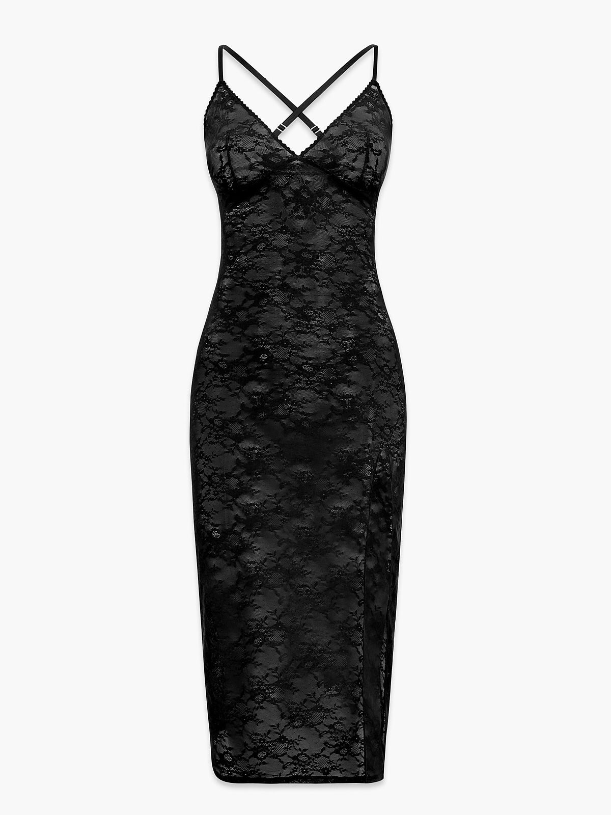 lace deux midi slip bawdy blue lingerie