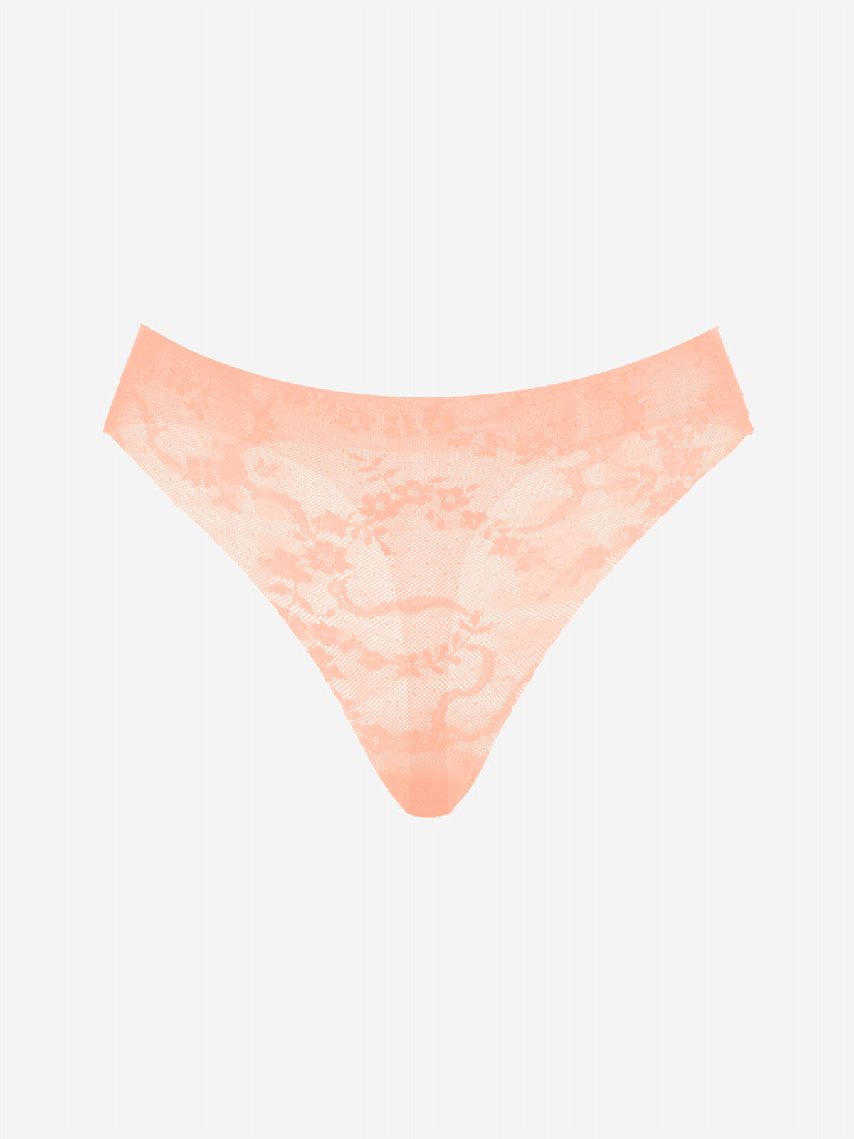 No-Show Lace Thong Medium