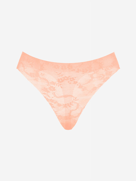 No-Show Lace Thong Medium