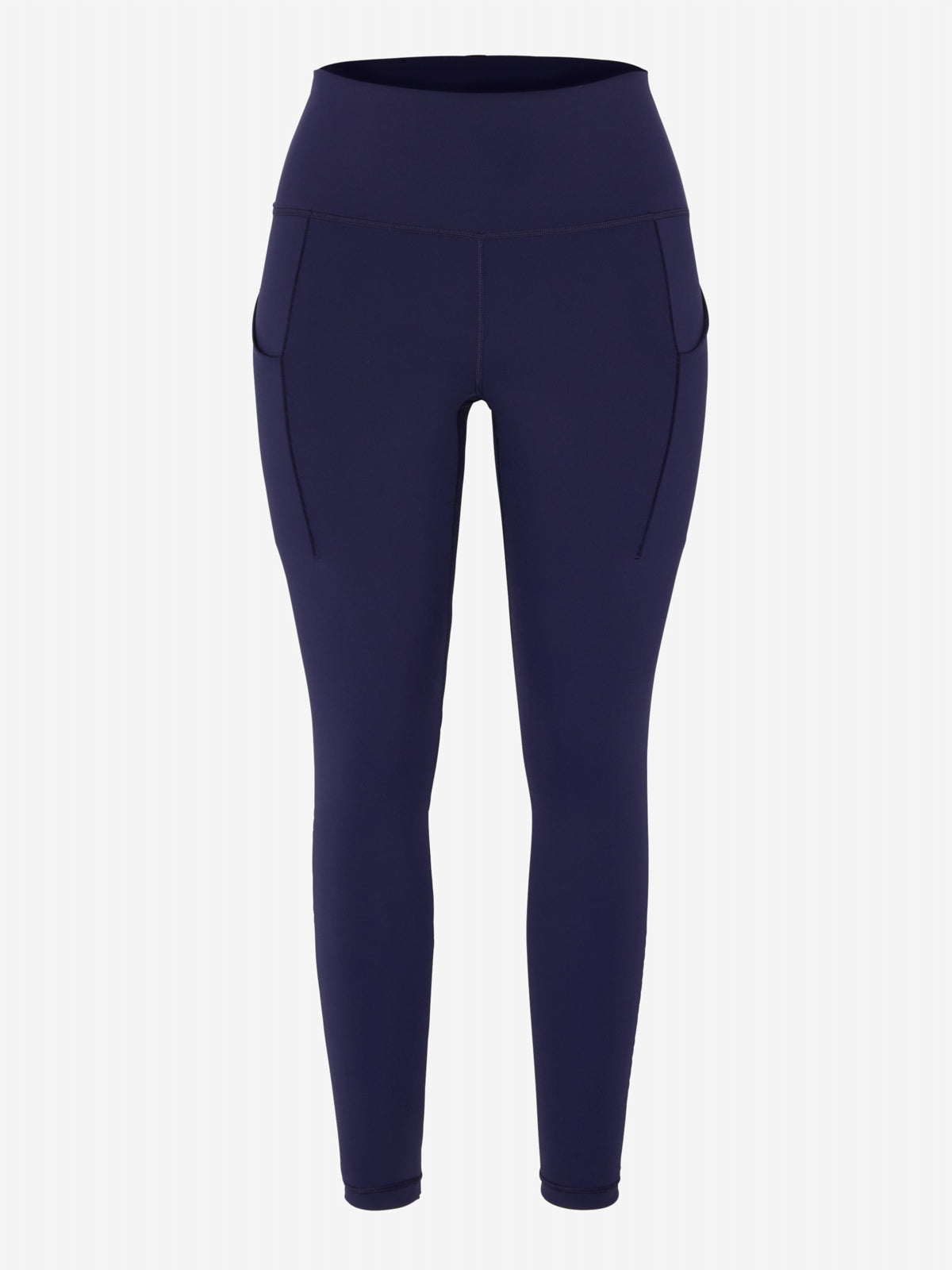 Curved alert high waist rib legging iced out blue bottom