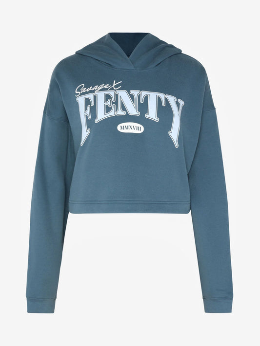 Weekender Fleece Cropped Pullover Hoodie Medium